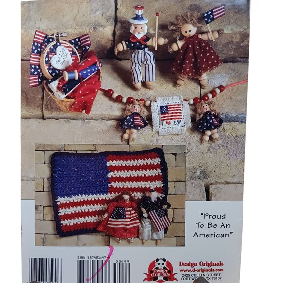 Heartland Patchwork Quilting Book By Design Originals No. 2218 Patriotic Crafts - Picture 2 of 2